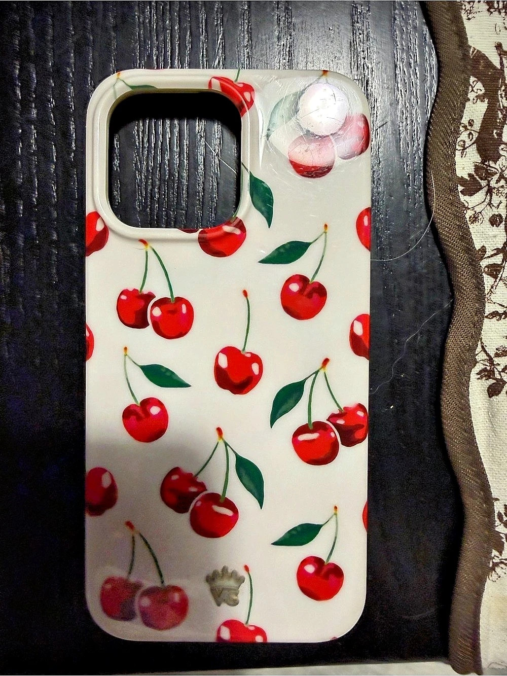 Cherry Print Phone Case- 15 pro max